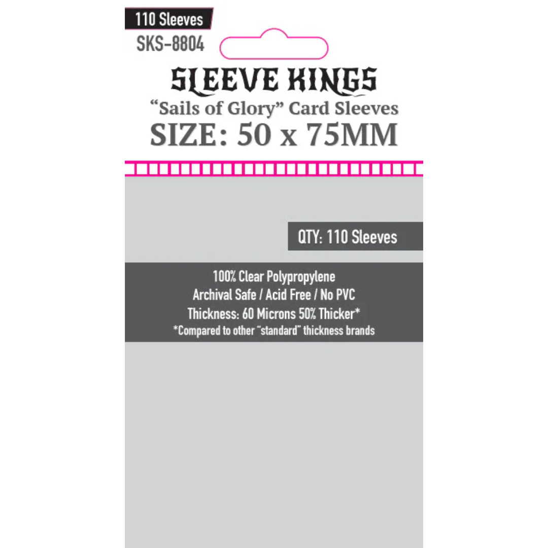 480-1.png "Sails of Glory" Card Sleeves (50x75mm) - Image 1
